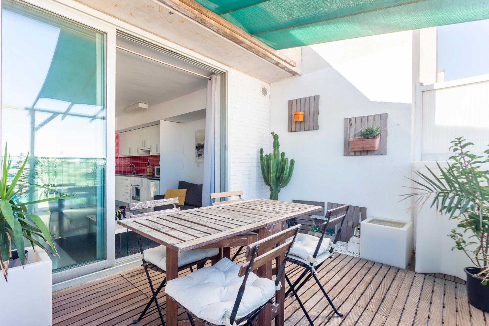 Apartamento Bonito Atico Con Terraza Valencia Exterior foto