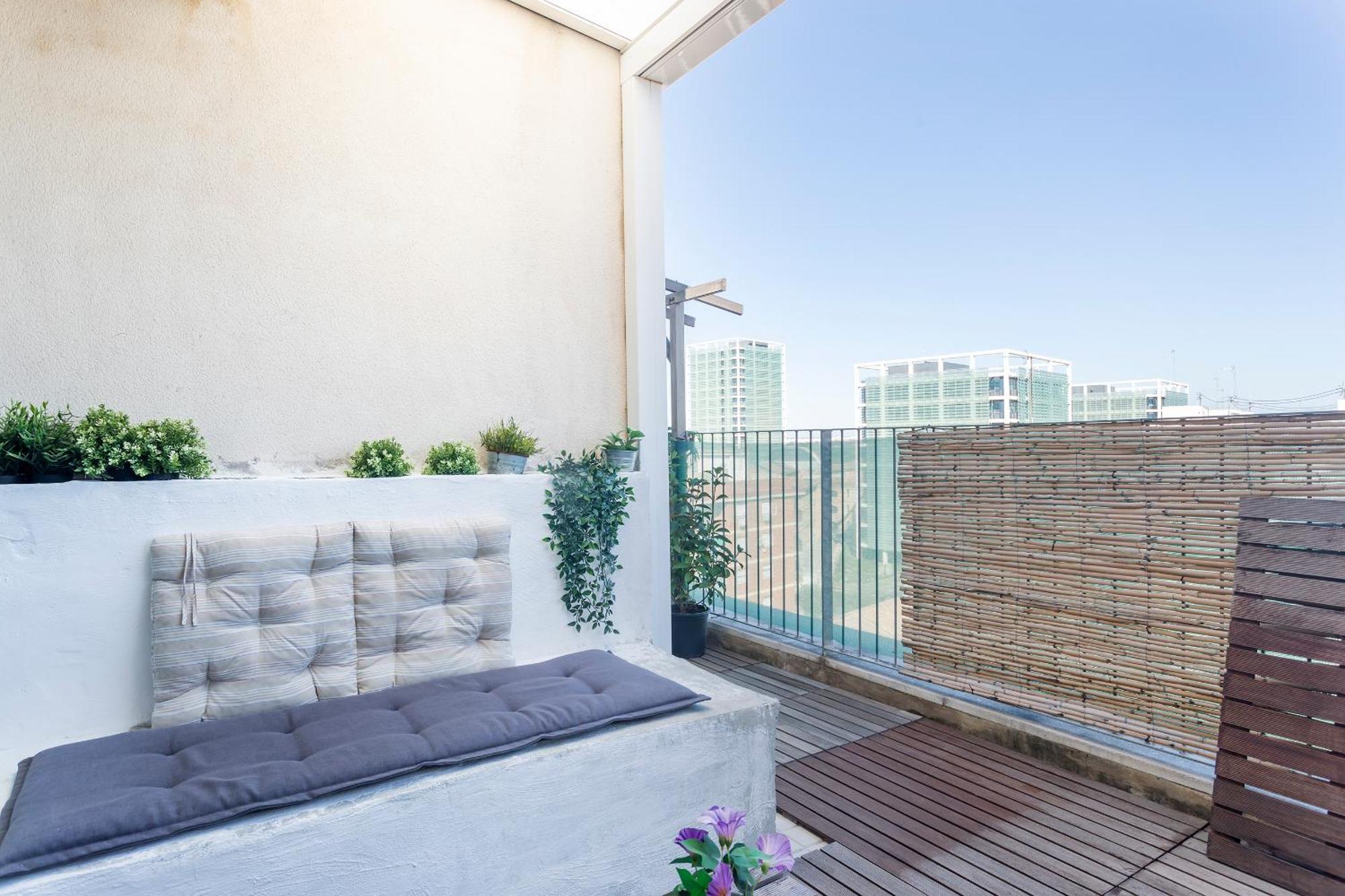 Apartamento Bonito Atico Con Terraza Valencia Exterior foto